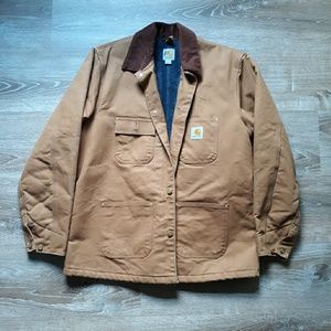 Men's Carhartt Duck Blanket Lined Chore Coat